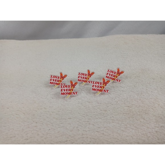 Other - Vintage Dollywood Butterfly Lapel Pin "Love Every Moment" Set of 5 Dollywood Pin